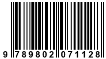 Código de Barras de '.9789802071128.'