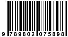 Código de Barras de '.9789802075898.'
