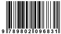 Código de Barras de '.9789802096831.'
