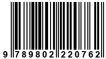 Código de Barras de '.9789802220762.'