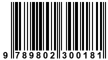 Código de Barras de '.9789802300181.'