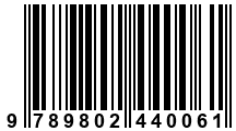 Código de Barras de '.9789802440061.'