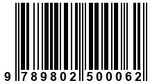 Código de Barras de '.9789802500062.'