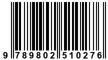 Código de Barras de '.9789802510276.'