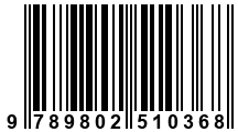Código de Barras de '.9789802510368.'