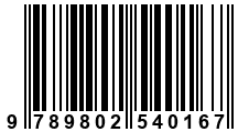 Código de Barras de '.9789802540167.'