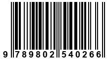 Código de Barras de '.9789802540266.'
