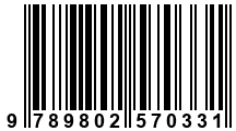 Código de Barras de '.9789802570331.'