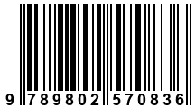 Código de Barras de '.9789802570836.'
