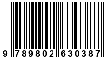 Código de Barras de '.9789802630387.'