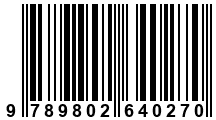 Código de Barras de '.9789802640270.'