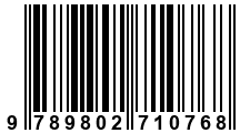 Código de Barras de '.9789802710768.'