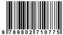 Código de Barras de '.9789802710775.'