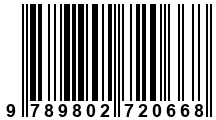 Código de Barras de '.9789802720668.'
