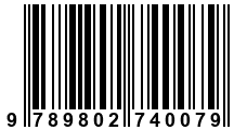 Código de Barras de '.9789802740079.'