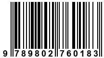 Código de Barras de '.9789802760183.'
