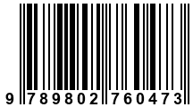Código de Barras de '.9789802760473.'