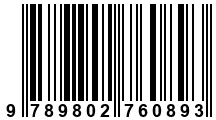 Código de Barras de '.9789802760893.'