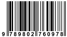 Código de Barras de '.9789802760978.'