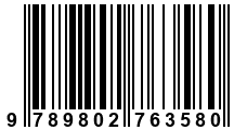 Código de Barras de '.9789802763580.'