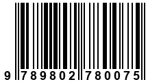 Código de Barras de '.9789802780075.'