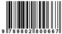 Código de Barras de '.9789802800667.'