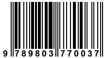 Código de Barras de '.9789803770037.'