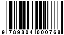 Código de Barras de '.9789804000768.'