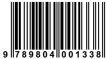 Código de Barras de '.9789804001338.'
