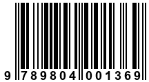 Código de Barras de '.9789804001369.'