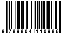 Código de Barras de '.9789804110986.'