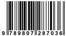 Código de Barras de '.9789807287036.'