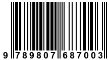 Código de Barras de '.9789807687003.'