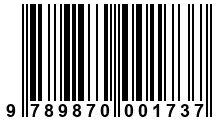 Código de Barras de '.9789870001737.'