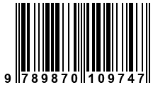 Código de Barras de '.9789870109747.'
