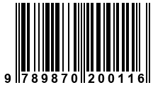 Código de Barras de '.9789870200116.'