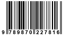 Código de Barras de '.9789870227816.'