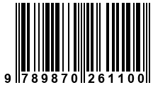 Código de Barras de '.9789870261100.'