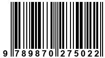 Código de Barras de '.9789870275022.'