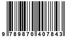 Código de Barras de '.9789870407843.'