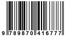 Código de Barras de '.9789870416777.'