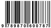 Código de Barras de '.9789870600787.'