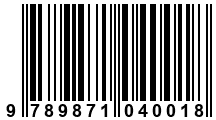 Código de Barras de '.9789871040018.'