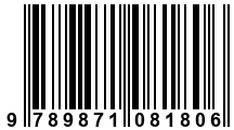 Código de Barras de '.9789871081806.'