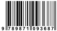 Código de Barras de '.9789871093687.'