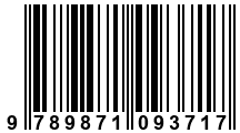 Código de Barras de '.9789871093717.'