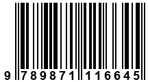 Código de Barras de '.9789871116645.'
