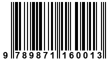Código de Barras de '.9789871160013.'