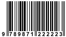 Código de Barras de '.9789871222223.'