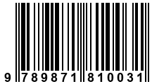 Código de Barras de '.9789871810031.'